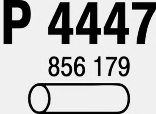 FENNO P4447 Труба выхлопного газа 