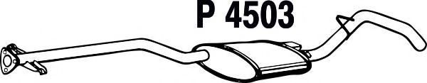 FENNO P4503 Глушитель выхлопных газов для OPEL CALIBRA