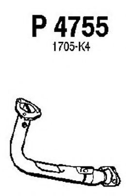 FENNO P4755 Труба выхлопного газа 