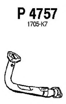 FENNO P4757 Труба выхлопного газа FENNO P4757 Труба выхлопного газа