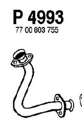 FENNO P4993 Труба выхлопного газа 