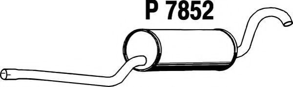P7852 FENNO Средний глушитель выхлопных газов P7852 FENNO Средний глушитель выхлопных газов