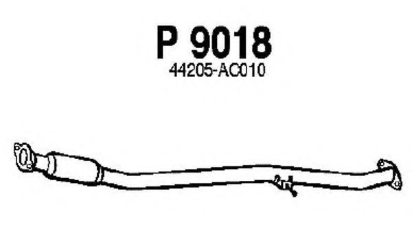 FENNO P9018 Глушитель выхлопных газов для SUBARU