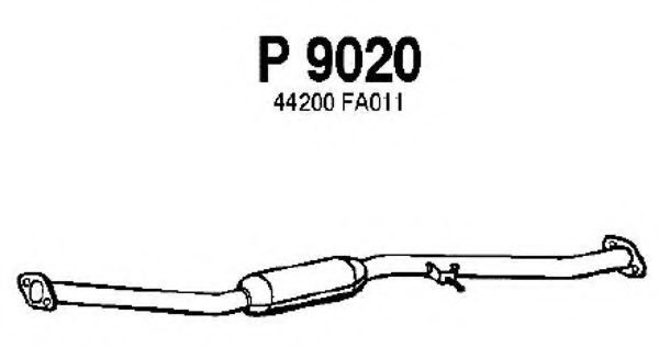 FENNO P9020 Глушитель выхлопных газов для SUBARU