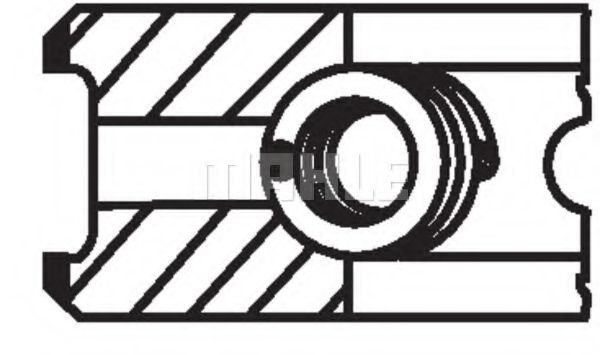 PERFECT CIRCLE 40433660 Комплект поршневых колец для FIAT TL