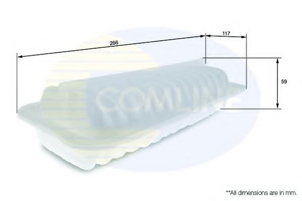 COMLINE CTY12085 Воздушный фильтр 