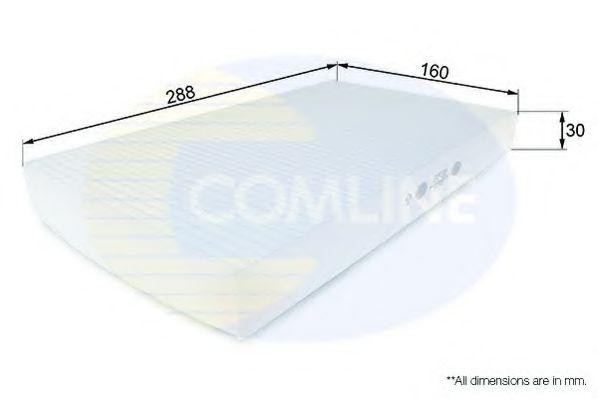 COMLINE EKF120 Фильтр салона COMLINE для LANCIA