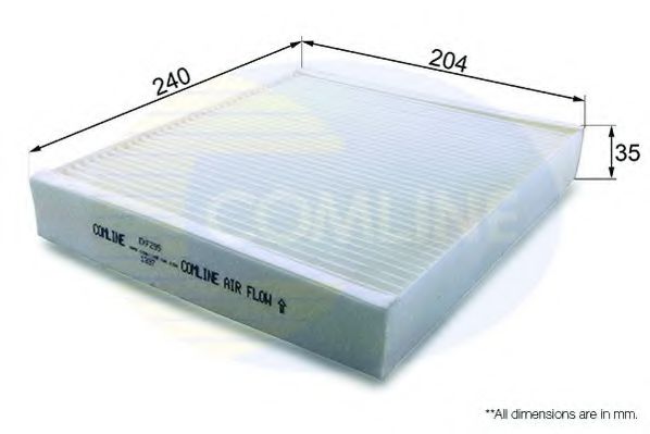 COMLINE EKF295 Фильтр салона для CADILLAC
