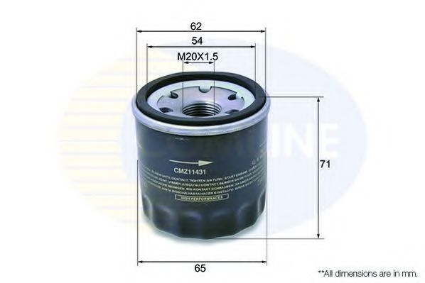 COMLINE CMZ11431 Масляный фильтр для INFINITI M35
