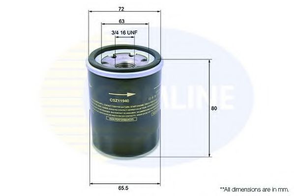 COMLINE CSZ11940 Масляный фильтр для SUZUKI S-CROSS