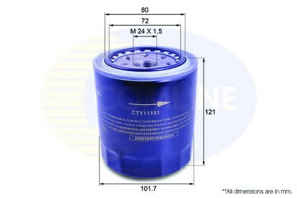 COMLINE CTY11151 Масляный фильтр для MAZDA BT-50