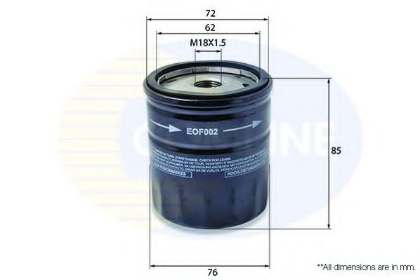 COMLINE EOF002 Масляный фильтр для SAAB 900 2 кабрио