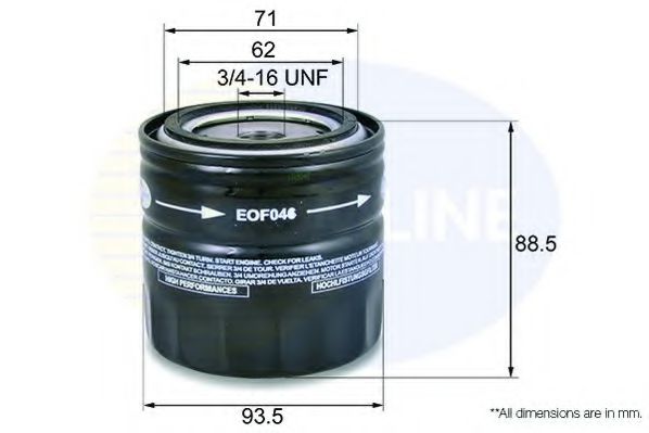 COMLINE EOF046 Масляный фильтр для LADA TAIGA