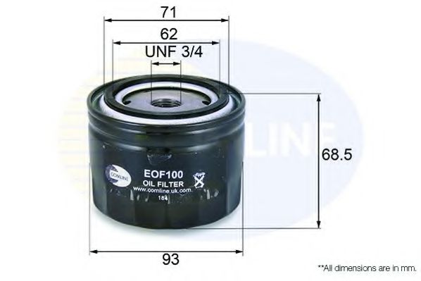 COMLINE EOF100 Масляный фильтр для OPEL SENATOR