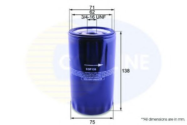 COMLINE EOF135 Масляный фильтр для AUDI