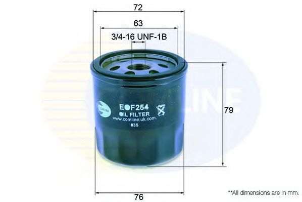 COMLINE EOF254 Масляный фильтр для VOLKSWAGEN