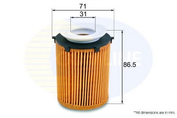 COMLINE EOF256 Масляный фильтр для MERCEDES-BENZ A-CLASS