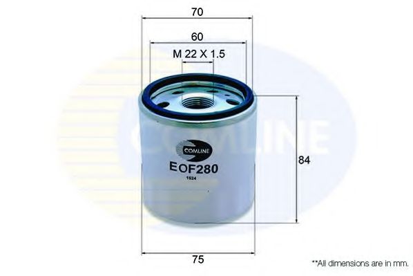 COMLINE EOF280 Масляный фильтр для FORD TRANSIT CUSTOM