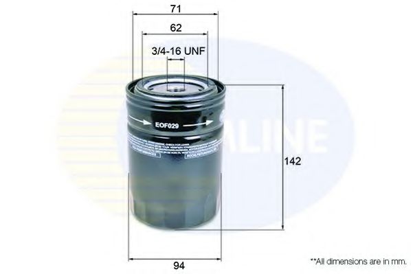 COMLINE EOF029 Масляный фильтр для GAZ GAZELLE