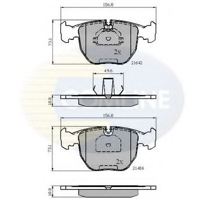 COMLINE CBP01096 Тормозные колодки COMLINE для BMW