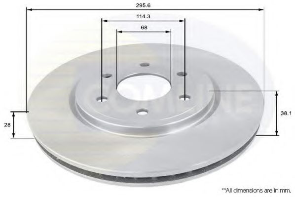 COMLINE ADC0270V Тормозные диски COMLINE 