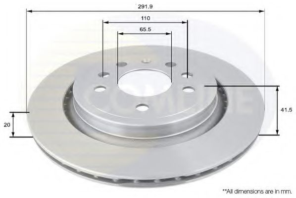 COMLINE ADC1136V Тормозные диски COMLINE для FIAT