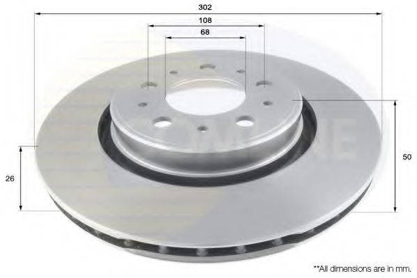 COMLINE ADC1915V Тормозные диски для VOLVO XC70
