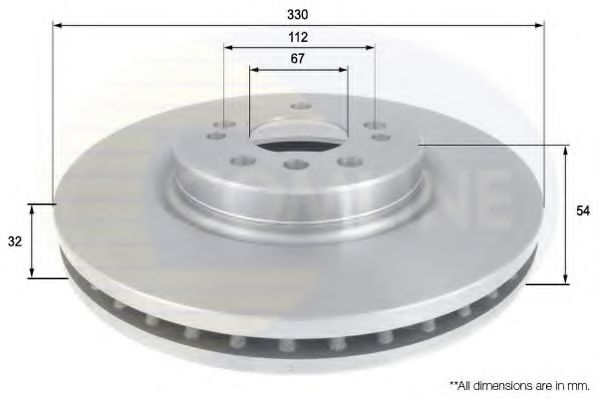 COMLINE ADC1648V Тормозные диски для MERCEDES-BENZ