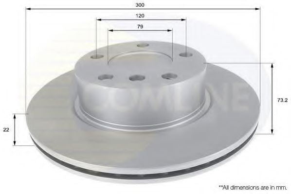 COMLINE ADC1770V Тормозные диски для BMW 4