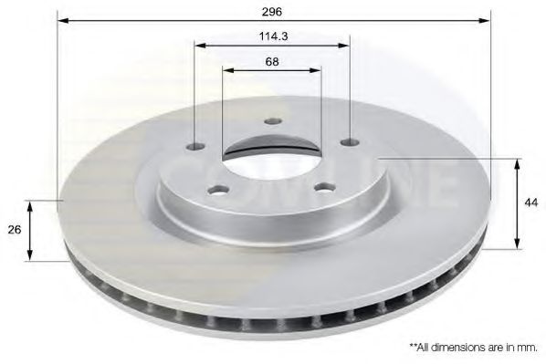 COMLINE ADC0274V Тормозные диски 