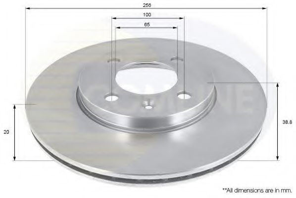 COMLINE ADC1410V Тормозные диски для SEAT IBIZA