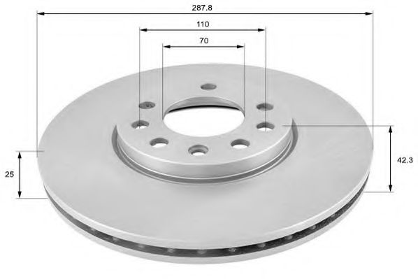COMLINE ADC1107V Тормозные диски для SAAB