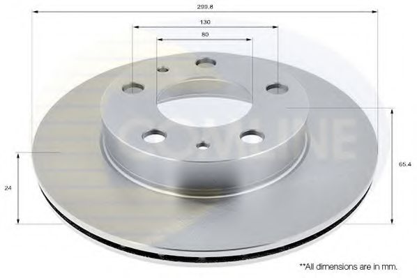 COMLINE ADC1536V Тормозные диски COMLINE для FIAT