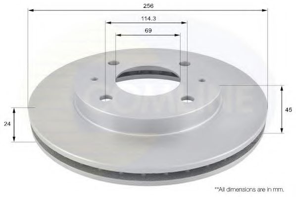 COMLINE ADC0333V Тормозные диски 