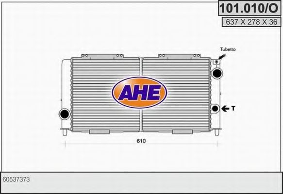 AHE 101010O Радиатор охлаждения двигателя AHE 