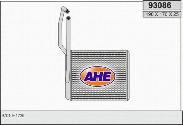 AHE 93086 Радиатор печки AHE 