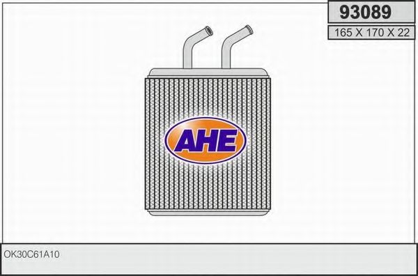 AHE 93089 Радиатор печки AHE 