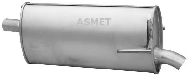 ASMET 05185 Глушитель выхлопных газов для OPEL