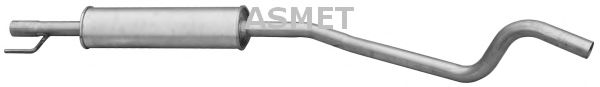 ASMET 05179 Глушитель выхлопных газов для OPEL