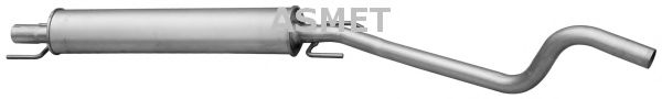 ASMET 05181 Глушитель выхлопных газов для OPEL