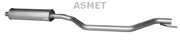 ASMET 05175 Глушитель выхлопных газов для OPEL