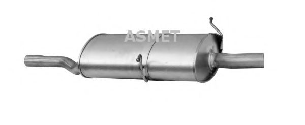 ASMET 12028 Глушитель выхлопных газов для BMW