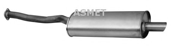 ASMET 12035 Глушитель выхлопных газов для BMW
