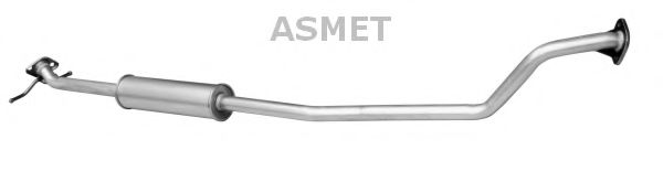 ASMET 05197 Глушитель выхлопных газов для OPEL