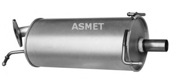 ASMET 05198 Глушитель выхлопных газов для OPEL
