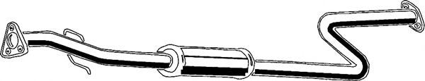 ASMET 13013 Глушитель выхлопных газов для ROVER