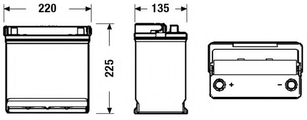 DETA DB451 Аккумулятор для TRABANT