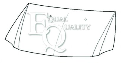 EQUAL QUALITY L05021 Капот для DACIA