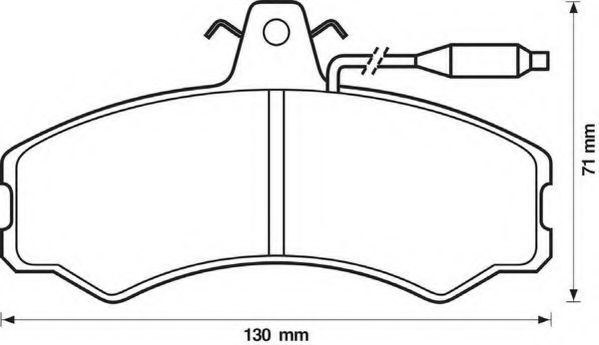 STOP 571304S Тормозные колодки для VOLKSWAGEN L80