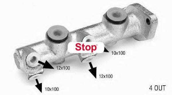STOP 131684S Ремкомплект тормозного цилиндра STOP 
